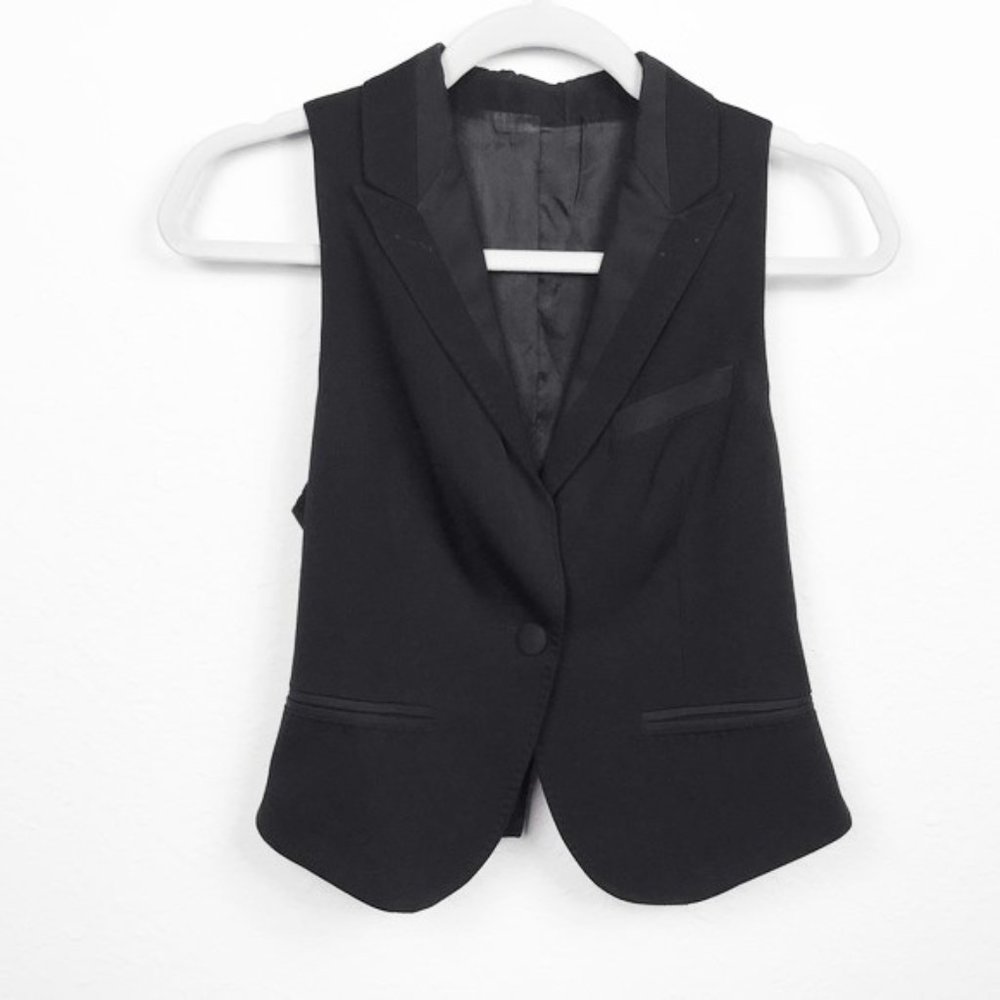 All Saints Spitalfields OLAVO 100% Wool Waistcoat Vest US 6